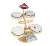 Yarryuter Instruments de Musique Musicaux Instruments de Percussion en Bois pour Enfants et Batteurs 1 Pièces