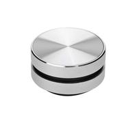 Yarryuter Le Mini Haut-Parleur Bluetooth Portable Transforme n'importe Quoi en Haut-Parleur sans avec Conduction Osseuse et Vibration par Induction (Argent)