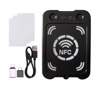Yarryuter Lecteur/Copieur de Carte à Puce RFID Smart Chip + Lecteur de Clé de Chiffrement NFC + 3 Cartes XUID Reader IC 13,56 MHz RFID Token Clone Duplicator