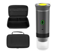 Yarryuter Machine à Électrique Portable avec Sac de Voyage, Cafetière Portable pour, Cafetière Électrique Auto-Chauffante pour Voiture.