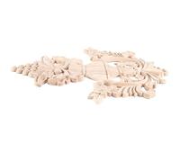 Yarryuter Miniature en Bois Vintage Bois Sculpté Coin DéCalcomanie Applique Murale Meubles de Maison Meubles Muraux Portes DéCoratives