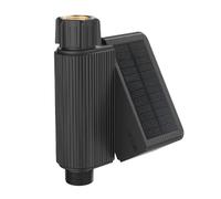 Yarryuter Minuteur de Tuyau Solaire WiFi Activé par Bluetooth - Vanne D'Eau Automatique pour Pelouse, Cour, Jardin et Irrigation Goutte à Goutte