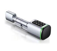 Yarryuter Mot de Passe Carte de Balayage Verrouillage Intelligent APP Bluetooth Déverrouillage Anti-Vol Cylindre de Verrouillage de Remplacement D'Empreintes Digitales,B