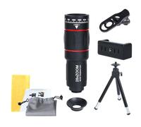 Yarryuter Objectif de Téléphone Portable Zoom 28X à Clipser, Télescope Optique Universel, Téléobjectif pour Smartphone