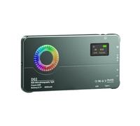 Yarryuter Panneau LED Couleur Complète Lampe de Remplissage LED RVB 2500-9000K pour Le Vlogging, la Photographie et Les Conférences Vidéo