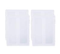 Yarryuter Paquet de 4 Boîtes de Rangement de Fichiers en Plastique pour Papier à Lettres 8,5 X 11 Pouces, Porte-Revues pour Documents de Scrapbooking