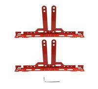 Yarryuter Plaques D'Outils D'Alignement de Roue de Voiture Réglable Automotive Aligneur de Roue à Roues Épais Plaques de Roue Équilibrage de la Roue Orange