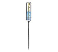 Yarryuter Pluviomètre, Pluviomètre en Verre de 6 Pouces pour Cour avec Piquet Pluviomètres les Mieux Notés pour Cour avec Piquet (Bleu) 4,7 X 43,9 cm