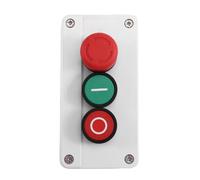 Yarryuter Point de Réinitialisation de L'Arrêt D'Urgence Boîte de Commande Du Bouton-Bouton CNC Boîte D'Électricité de L'Indicateur Étanche