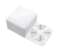 Yarryuter pour Étuis de Rangement de Disques Vierges, 200 Pièces, Pochettes CD, Enveloppes DVD, Double Face, Recharge en Plastique pour Protection et Stockage dans Un Classeur.