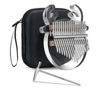 Yarryuter Renne Kalimba Pouce Piano 17 Touches Acrylique Kalimba Transparent Doigt Piano Instruments de Musique