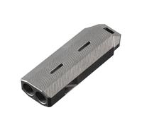 Yarryuter Sifflet en Métal à Double Tube Haute Fréquence pour Utilisation en Pleine Nature, Sauvetage en Extérieur, Sifflet de Sport Gris