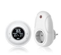 Yarryuter Thermostat de Régulateur de Température pour Chauffage au Sol Thermostat de Chauffage Thermostatique Sans Prise UE Numérique Facile à Installer Facile à Utiliser