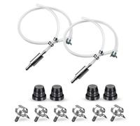 Yarryuter Tuyau de Purge de Frein - Kit D'Outils de Purge pour Tube de Clapet Anti-Retour Unidirectionnel pour Embrayage de Voiture et Moto, Purgeur de Liquide de Frein Universel.