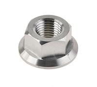 Yaruijia Écrou hexagonal en titane DIN6923 M5/M6/M8/M10/M12/M14 pour pièces de moto (M14 x 1,5 mm, titane)