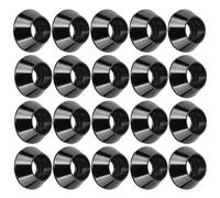 Yaruijia Lot de 20 rondelles de boulon à tête cylindrique en aluminium 6061 M2 M3 M4 M5 M6 M8 pour drones, jouets, modèles, pièces de bricolage (noir, M8)