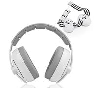 YARVPUV Cache-oreilles 2 en 1 pour Bébé, Casque Avion Bebe,Casque Anti Bruit Bebe pour Protection Contre le Bruit (0-4 ans), Réduction de Bruit de 25dB, Bandeau Réglable et Coque ABS Légère