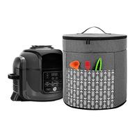 Yarwo Housse Anti-Poussière Double Couche pour Ninja Foodi, Gris Flèche
