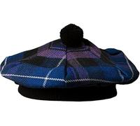 Yas Bonnet écossais Tam o' Shanter Tammy Jimmy Bonnet Plat dans de Nombreux Tartans, Pride of Scotland, Taille Unique