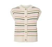 YAS Cardigan 'YASNilo' crème / caramel / olive / rose clair, Taille L