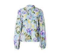 YAS Chemisier 'YASAsina' bleu clair / jaune / vert clair / violet, Taille XL