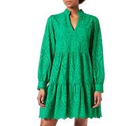 YAS Holi Ls Dress S. Noos Robe à Volants, Jelly Bean, L Femme