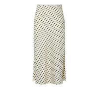 YAS Jupe 'YASPELLA' beige clair / noir, Taille 42