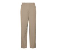YAS Pantalon à plis 'Likka' beige foncé, Taille 34