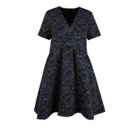 YAS Petite Robe 'YASVicci' beige / bleu / noir, Taille 38