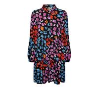 YAS Robe-chemise 'YASALIRA' bleu clair / orchidée / orange / noir, Taille 36