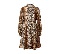 YAS Robe-chemise 'YASKAYA' marron / noir / blanc cassé, Taille 34