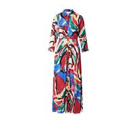 YAS Robe-chemise 'YASSAVANNA' beige / bleu / vert / rouge, Taille 42