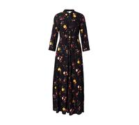 YAS Robe-chemise 'YASSAVANNA' jaune / vert / rose ancienne / noir, Taille 40