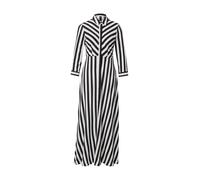 YAS Robe-chemise 'YASSavanna' noir / blanc, Taille 42