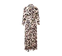 YAS Robe-chemise 'YASSavanna' sable / marron / rose ancienne / noir, Taille 44