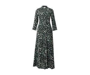 YAS Robe-chemise 'YASSavanna' sapin / vert clair / rose pastel / noir, Taille 34