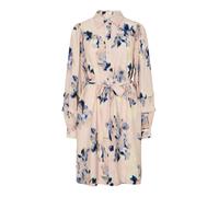 YAS Robe-chemise 'YASSERAKI' indigo / bleu fumé / rose, Taille 38