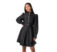 Yas Robe Courte à Manches Longues Ripple