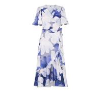 YAS Robe d’été 'YASThea' bleu / bleu marine / gris / blanc, Taille 34