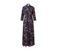 YAS Robe-chemise 'YASSAVANNA' bleu / jaune clair / orange / noir, Taille 34