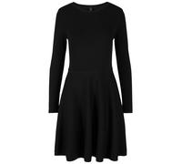 Y.A.S YASBECCO L/S Knit Dress Robe, Noir, M Femme