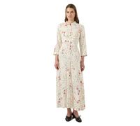 Yas Savanna 3/4 Sleeve Long Dress Beige,Blanc M Femme