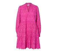 Yas Holi Long Sleeve Short Dress Rose S Femme