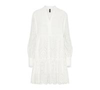 Yas Holi Long Sleeve Dress Blanc M Femme
