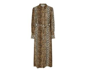 YAS Yaskaya Ls Long Shirt Dress S. Noos Kaya Robe Longue, Nomad, 46 Femmes