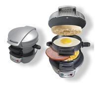 YASAHNG Appareils à Sandwiches, Grill Sandwich/Hamburger, Avec Compte à Rebours Numérique, Lave-vaisselle, Parfait Pour Les Hamburgers, Collations, Petit-déjeuner Rapide (Argent)