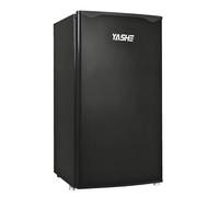 YASHE 92L Petit Frigo avec Congélateur, Porte-Bouteilles Intégré Compact, Énergétique, Silencieux, Porte Réversible, Thermostat Réglable, pour Chambre, Bureau, Cuisine et Dortoir, Noir
