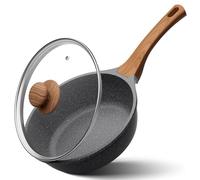 YASHE Batterie de cuisine 20 pièces, Revêtement antiadhésif, poignées amovibles, induction et four jusqu'à 230 °C, lave-vaisselle, empilable, blanc - Idéale pour les familles