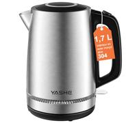YASHE Bouilloire Électrique Inox 1,7L 2200W Ébullition Rapide