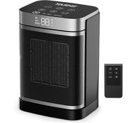 YASHE Chauffage d'appoint Chauffage Electrique Soufflant Economique avec Thermostat Minuterie 1-12H Chauffage Céramique 1500 W